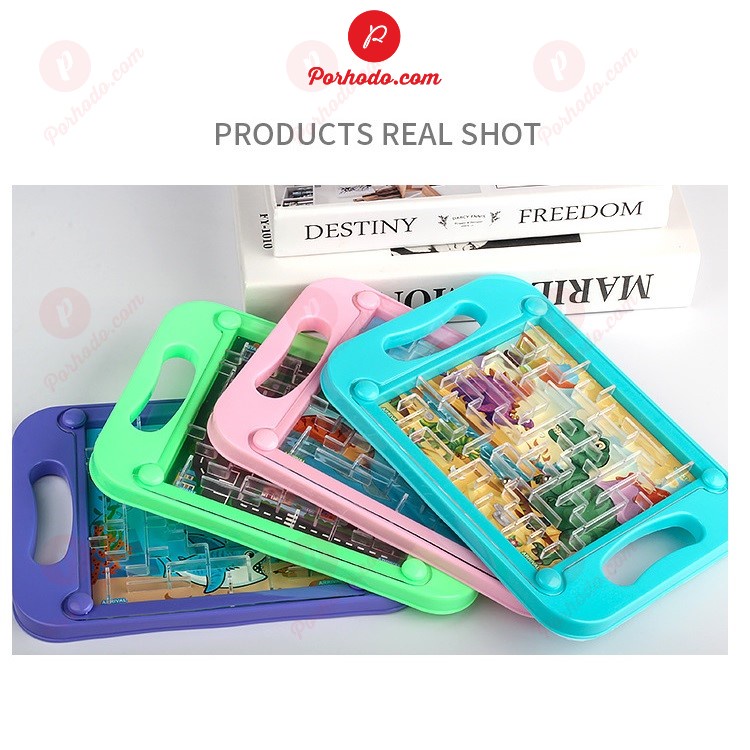 Bộ Đồ Chơi Mê Cung Bi Sắt Tìm Đường Thông Minh Cho Bé Giáo Dục Sớm KB216115