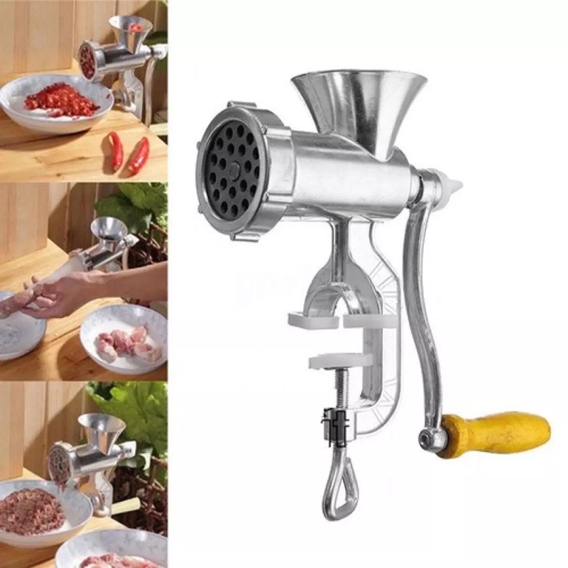 Cối - máy xay thịt, cá, rau củ bằng tay kẹp bàn tiện lợi