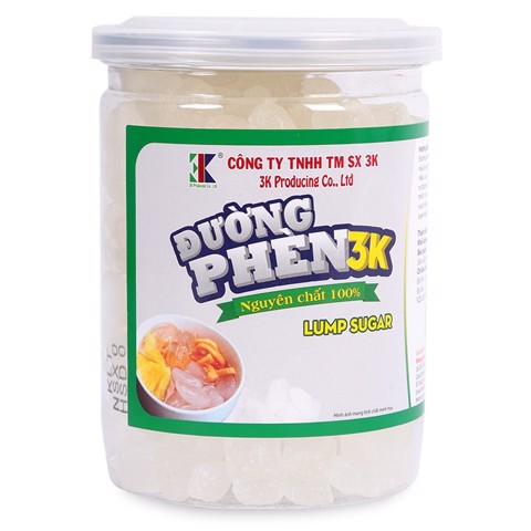 Đường phèn hạt nhỏ 3K hủ 500g