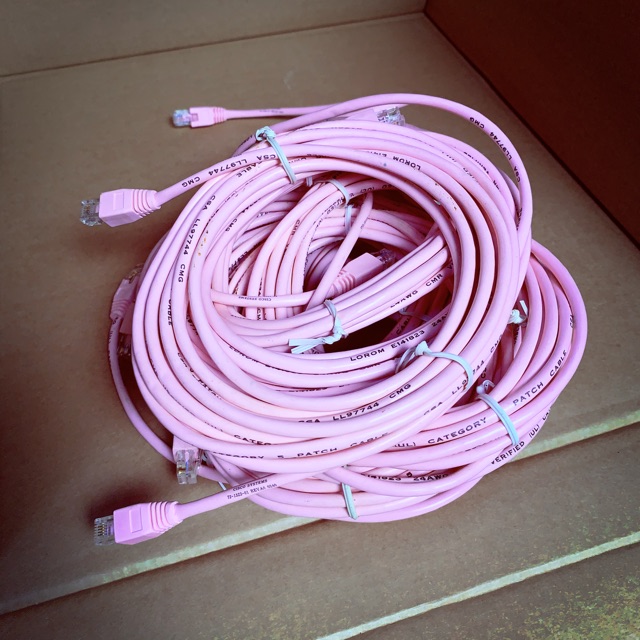 Cáp RJ11 zin cisco dài 3,5m dây đúc