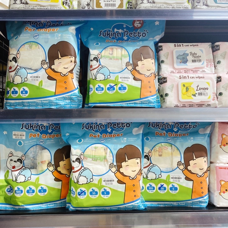 Tã lót khay đi vệ sinh cho chó Sukina Petto Pee Pad