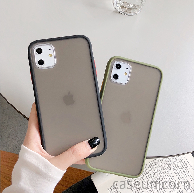 Ốp điện thoại khung màu tương phản sang trọng cho iPhone 11 Pro Max 6 6s 7 8 Plus X XR XSMax | BigBuy360 - bigbuy360.vn