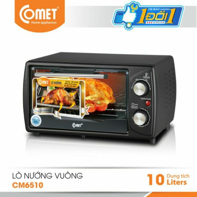 Lò nướng điện đa năng 10 lít Comet CM6510