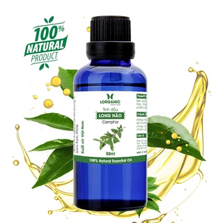 [FREE SHIP 50K] Tinh dầu long não Lorganic (Camphor) 10ml, 50ml