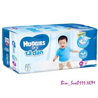 Tã dán huggies xl 34 miếng