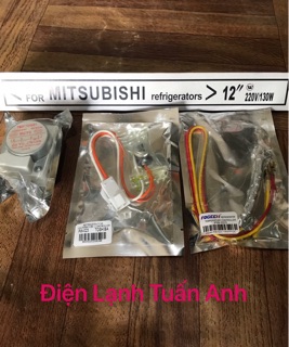 Combo Bộ Xả Đá Tủ Lạnh Toshiba (Sò Nóng+Sò Lạnh+Timer+Bóng Sấy)