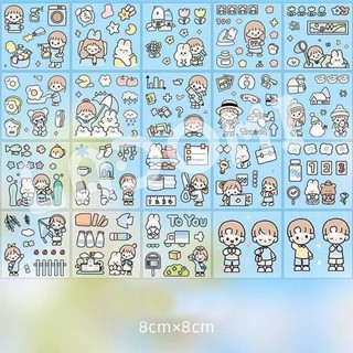Sticker Dễ Thương Trang Trí Bình Nước