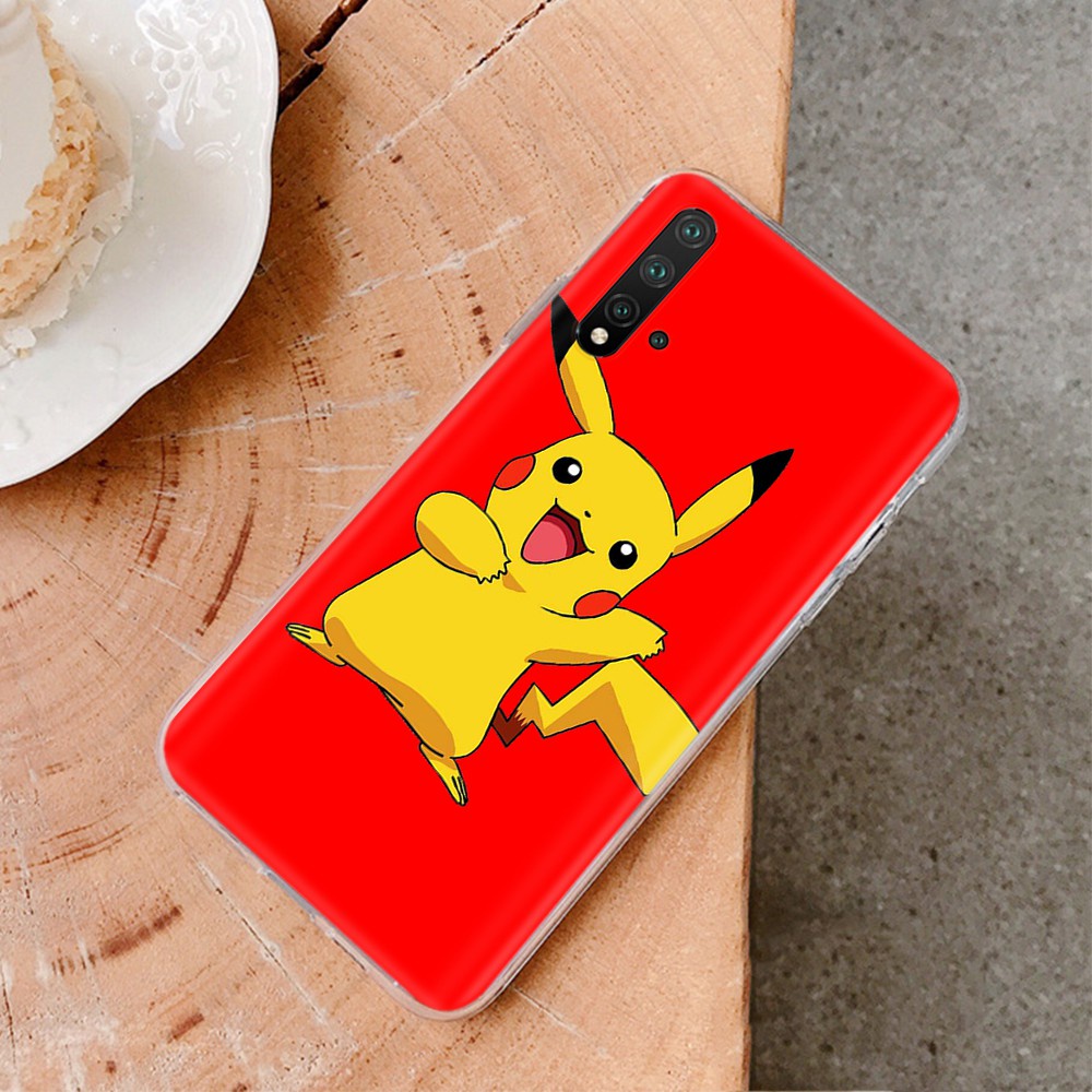 Ốp Điện Thoại Dẻo Trong Suốt Họa Tiết Hoạt Hình Pikachu Dễ Thương Cho Motorola Moto E6 E5 E4 Play E7 Plus E6S 2020 Vm142