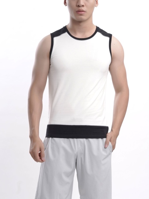 Áo tanktop Aristino chờm vai phối màu khoẻ khoắn
