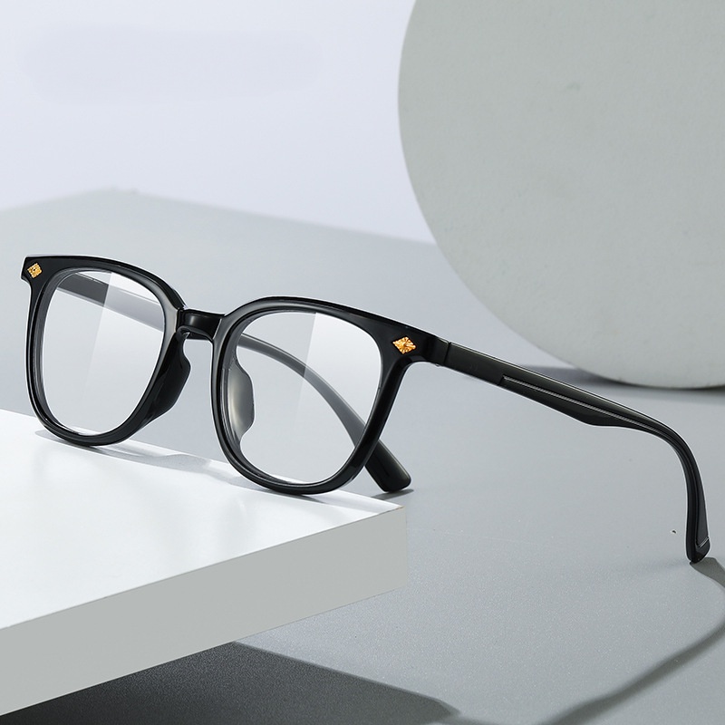 Mắt kính CHARMRAY gọng nhựa hình vuông chống bức xạ phong cách cổ điển thời trang