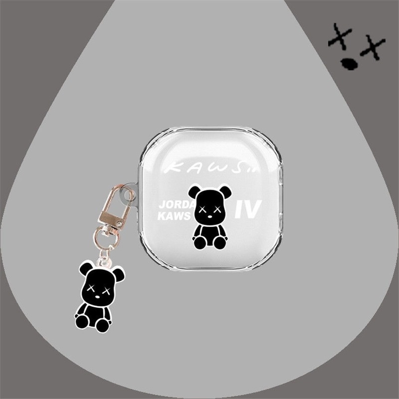 Vỏ Bảo Vệ Hộp Sạc Tai Nghe QCY T13 Mềm Mại Họa Tiết Hoạt Hình Gấu Và Pikachu Đáng Yêu