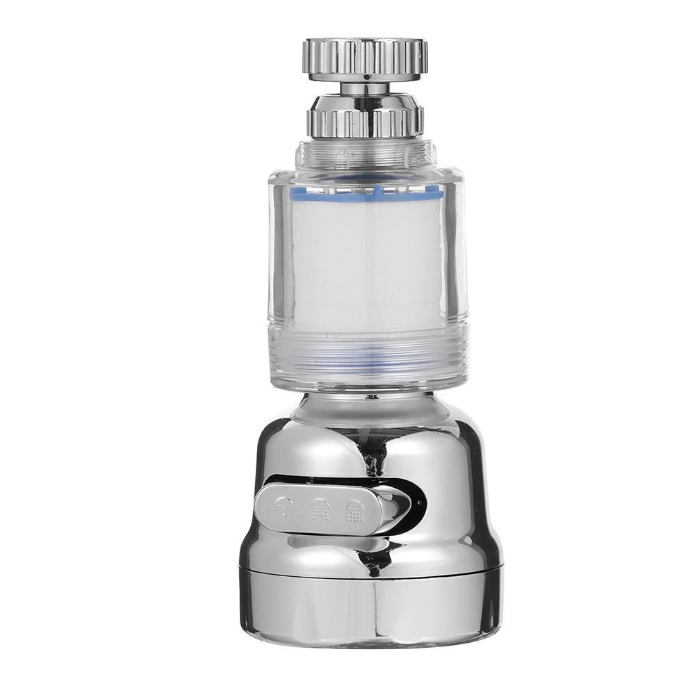 Đầu Nối Vòi Tiết Kiệm Nước Xoay 360 Độ° Đầu Vòi Nước 3 Chế Độ Sục Khí