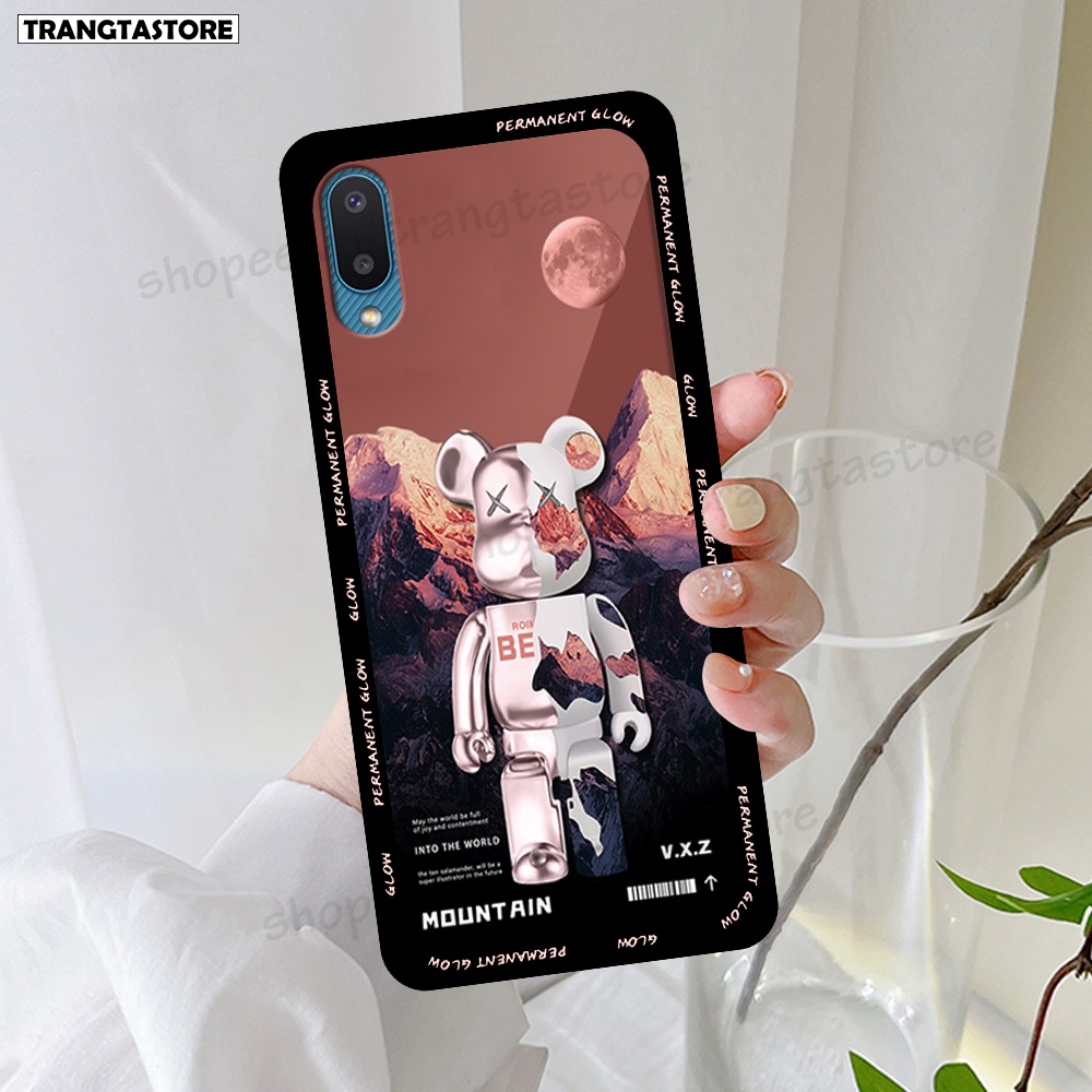Ốp lưng Samsung A02s / A03s in hình gấu Bearbrick,Mountain,xanh,đen,đỏ giá rẻ