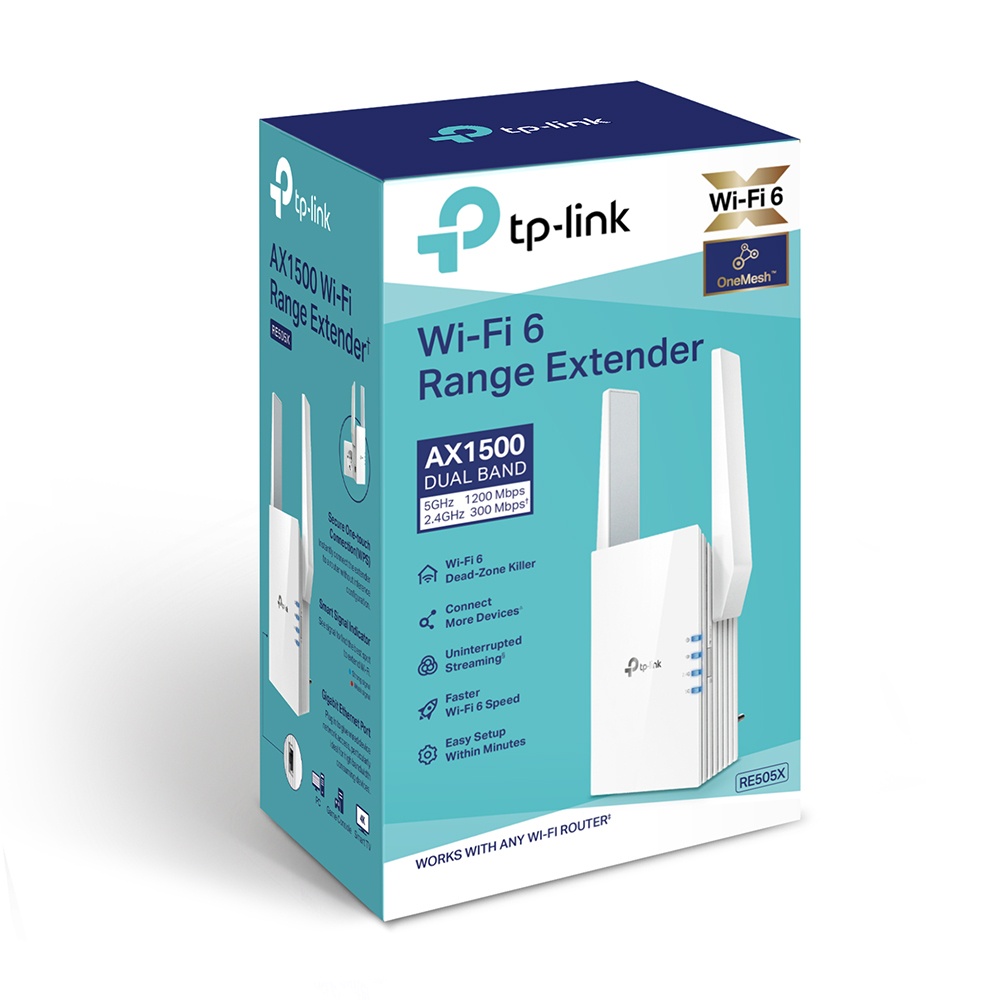 Bộ Mở Rộng Sóng WiFi 6 RE505X AX1500 (Chính Hãng TP-Link Việt Nam)