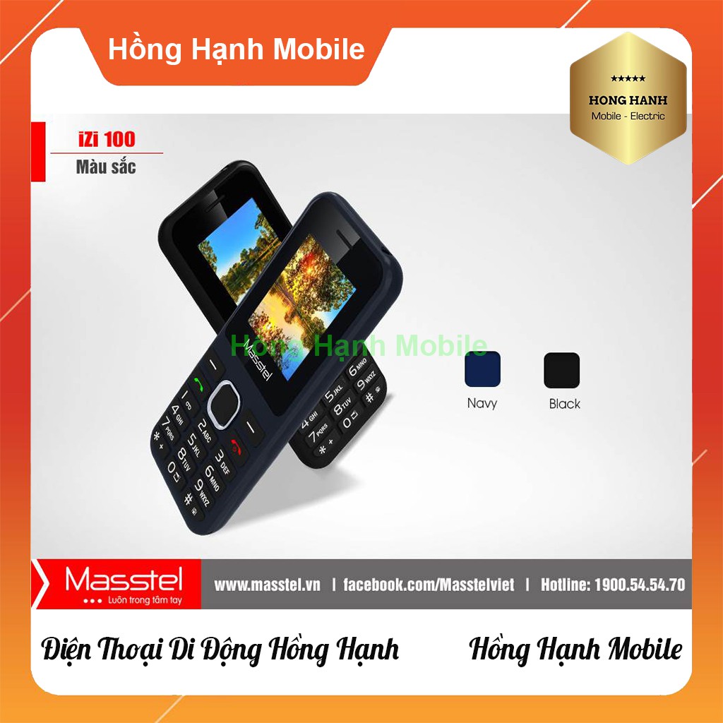 Điện Thoại Masstel iZi 100 - Hàng Chính Hãng - Hồng Hạnh Mobile