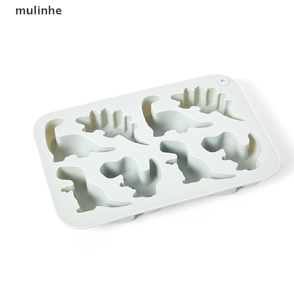 Khuôn Silicone Tạo Hình Khủng Long 3D Dùng Làm Bánh Kẹo / Xà Phòng