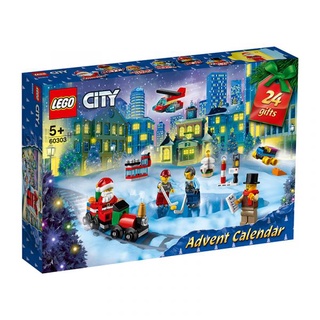 Bộ lắp ráp lego city 60303 lịch giáng sinh lego city 2021