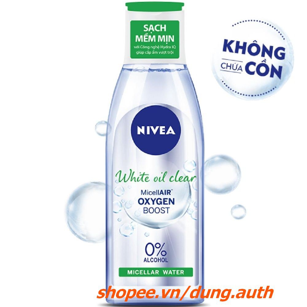 Nước Tẩy Trang 200Ml Nivea Xann Cho Da Nhờn Micellar Water Ngăn Nhờn Và Ngừa Mụn