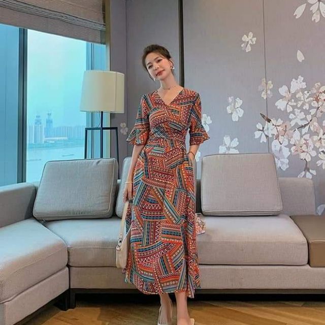 Đầm voan chọn live