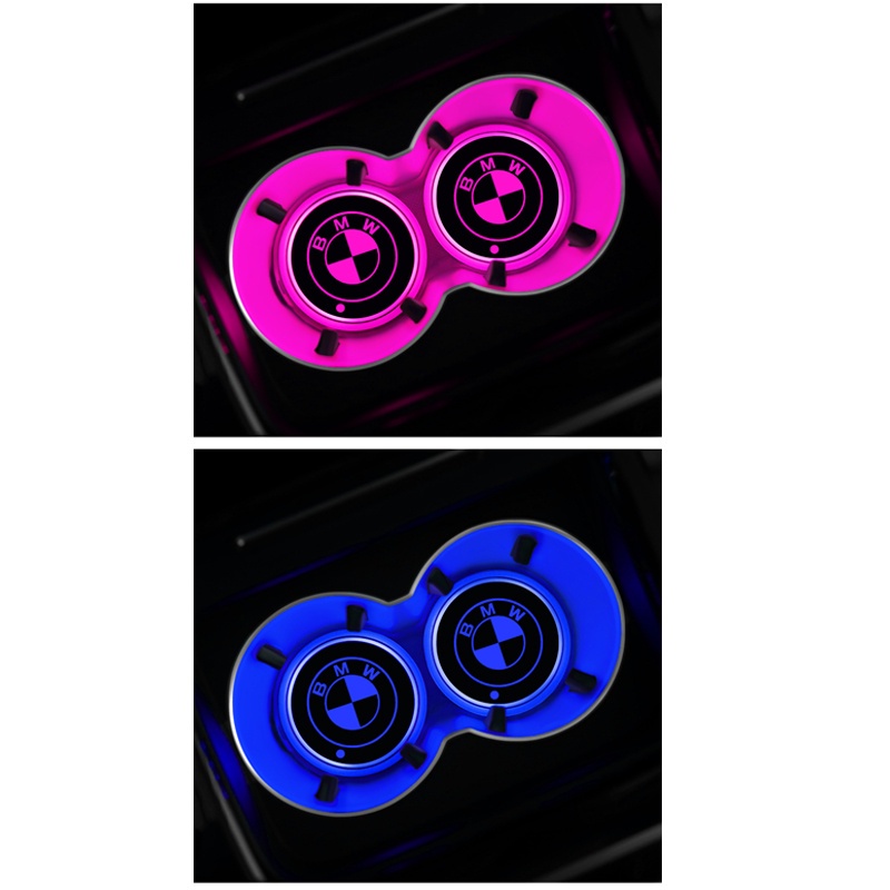 1 Đế Lót Ly Chống Trượt Có Đèn LED Phát Sáng Cho MG ZS MG RX5 MG5 MG6