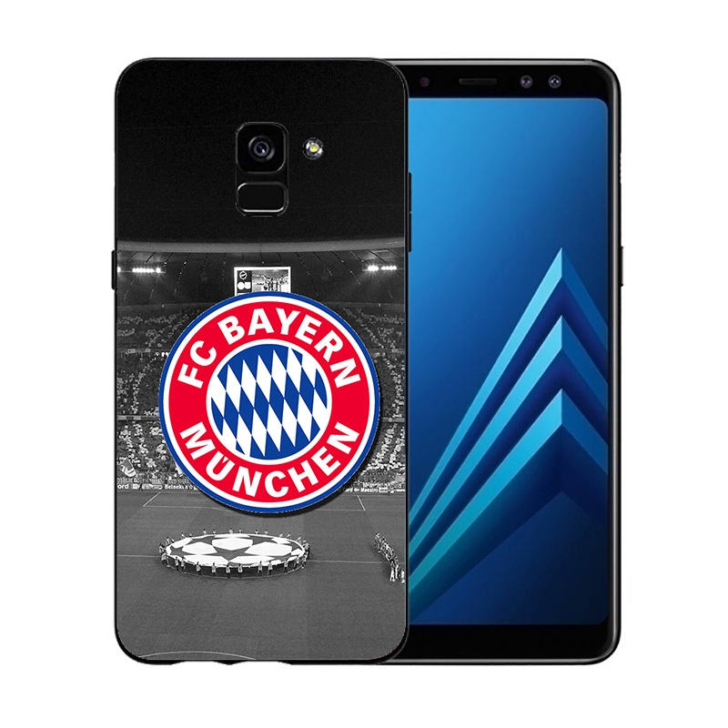 Ốp Lưng Hình Logo Câu Lạc Bộ Bayern Munich Cho Samsung Galaxy J6 A6 Plus A5 A7 A8 A9 2018 Note 8 9 10 Fc