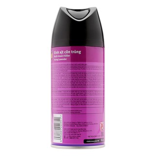 Xịt Côn Trùng Raid Hương Lavender 300ml