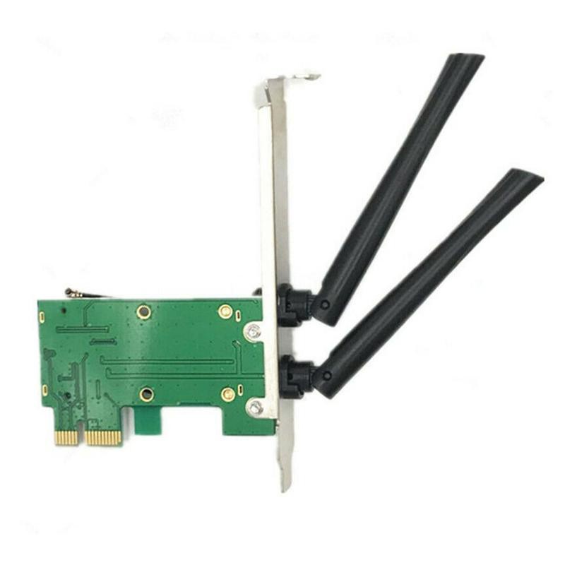 Thẻ mạng không dây mini PCIE sang PCI-E 1X + 2 adapter S1C8
