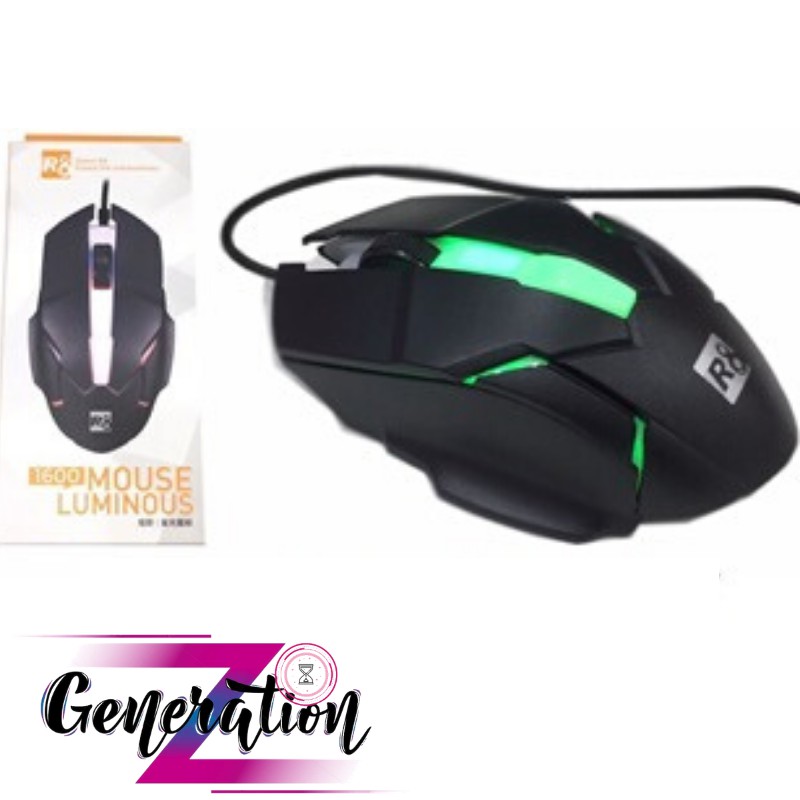 CHUỘT QUANG LED LUMINOUS R8 1600 - MOUSE LED LUMINOUS R8 1600