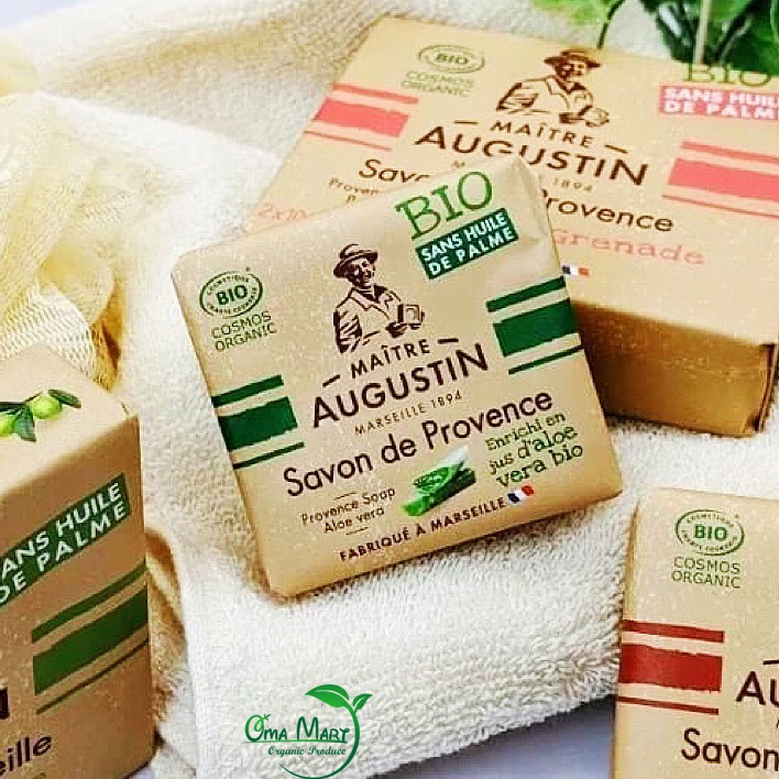 Xà phòng (xà bông) Marseille hữu cơ Pháp 100g