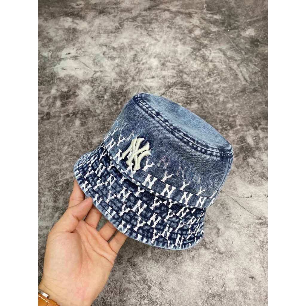 ⭐️Hàng Xịn⭐️ Nón Bucket jean Logo Thiêu, - Giá Rẻ - Chất Lượng Chính Hãng