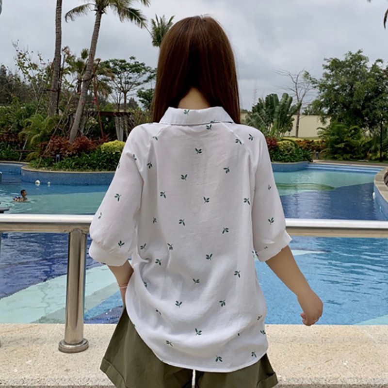 Women Loose Single-breasted Long Sleeve Lapel Blouse | BigBuy360 - bigbuy360.vn