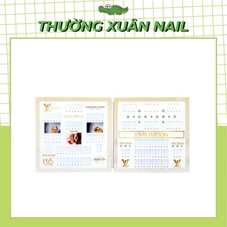Sổ trưng bày móng mica lv 136 màu