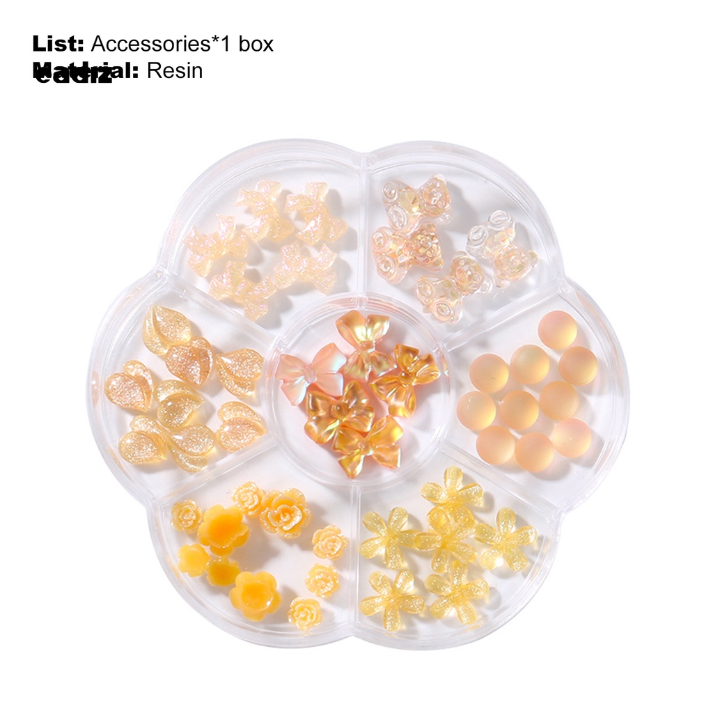 [Hàng mới về] Hạt phụ kiện nhiều kiểu dán trang trí móng tay DIY thời trang cho nữ không mùi