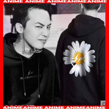 ÁO HOODIE form rộng HOA CÚC G-DRAGON unisex - Áo hoodie nam nữ vải thun nỉ bông đẹp mùa đông Tết 2020 SALE
