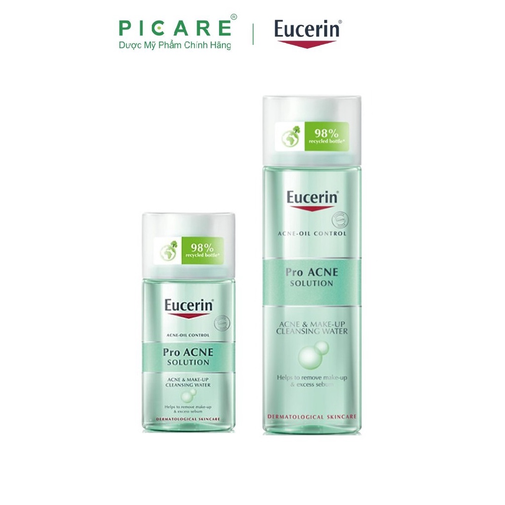Nước tẩy trang dành cho da mụn Eucerin Pro Acne Make Up Cleansing Water