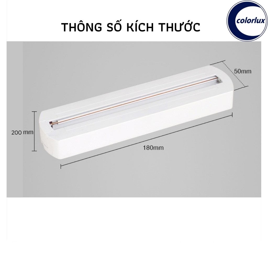 Thanh Ray Đèn Rọi 0.2m Cao Cấp Colorlux