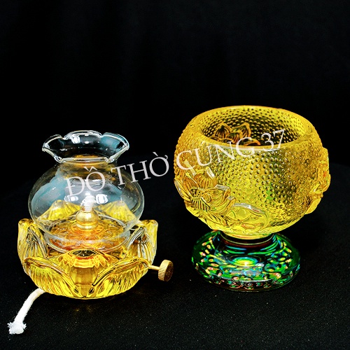 Đèn dầu lưu ly thủy tinh 169