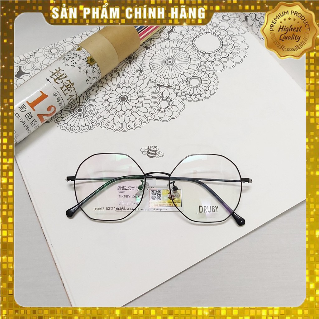 Gọng Kính Nhật Titanium DRUBY Made In Japan