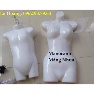 Manocanh Máng Nhựa 5C, 30 Móc Áo, 25 Kẹp Quần, 2 Xích Nhựa