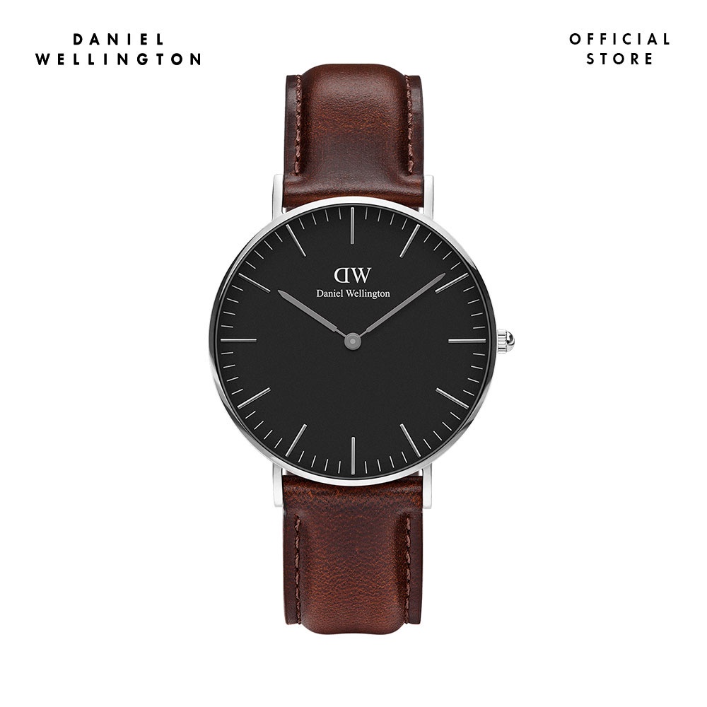 Đồng hồ Nam, Nữ Daniel Wellington dây da Classic Bristol 36mm DW00100143