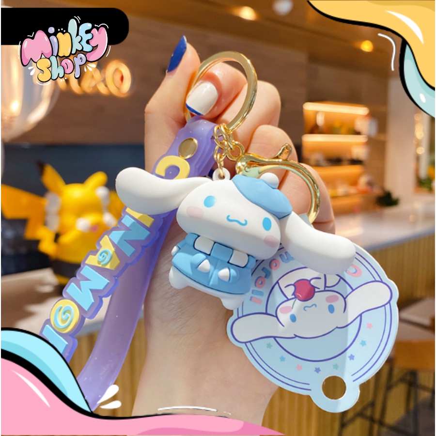 Móc Khóa Đẹp Hình Thỏ CIN Tai To Dễ Thương phụ kiện Túi Xách -Minkey