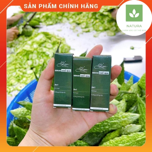 Serum dưỡng da/serum duong da Tinh Chất Khổ Qua rừng LimFarm-Giảm Mụn Mờ Thâm , Chống Lão Hóa