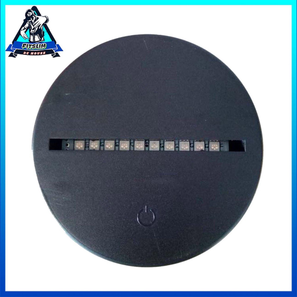 Đế đèn LED cho Ảo ảnh 3D Ánh sáng ban đêm 7 màu Thay thế công tắc cảm ứng
