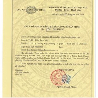 Bột nước mát Herba Cool