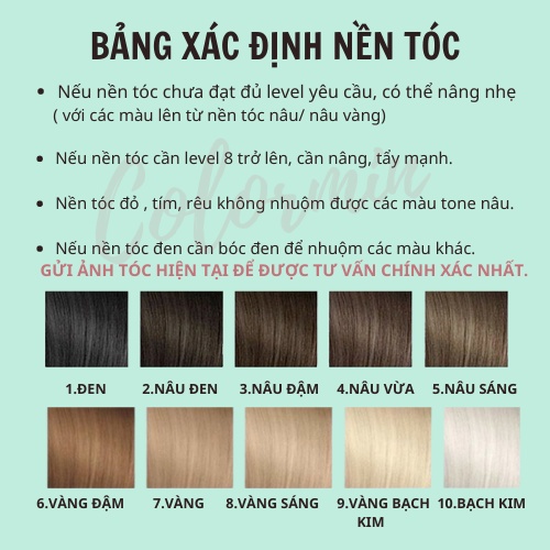 Thuốc Nhuộm Tóc Màu Nâu Hổ Phách Không Cần Tẩy | Pika