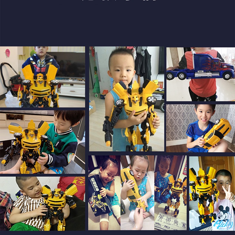 Roobot Biến Hình Ô Tô Bumleebee BL- 6699D - Rèn Luyện Tính Kiên Trì Sáng Tạo Cho Bé