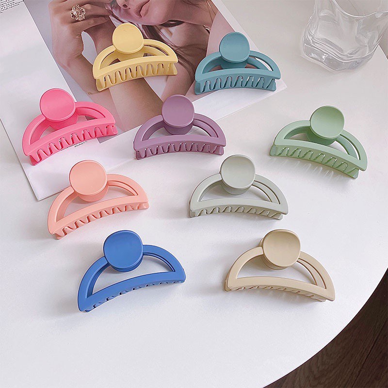 South Korea's new color crocodile clip fashion girl hairpin