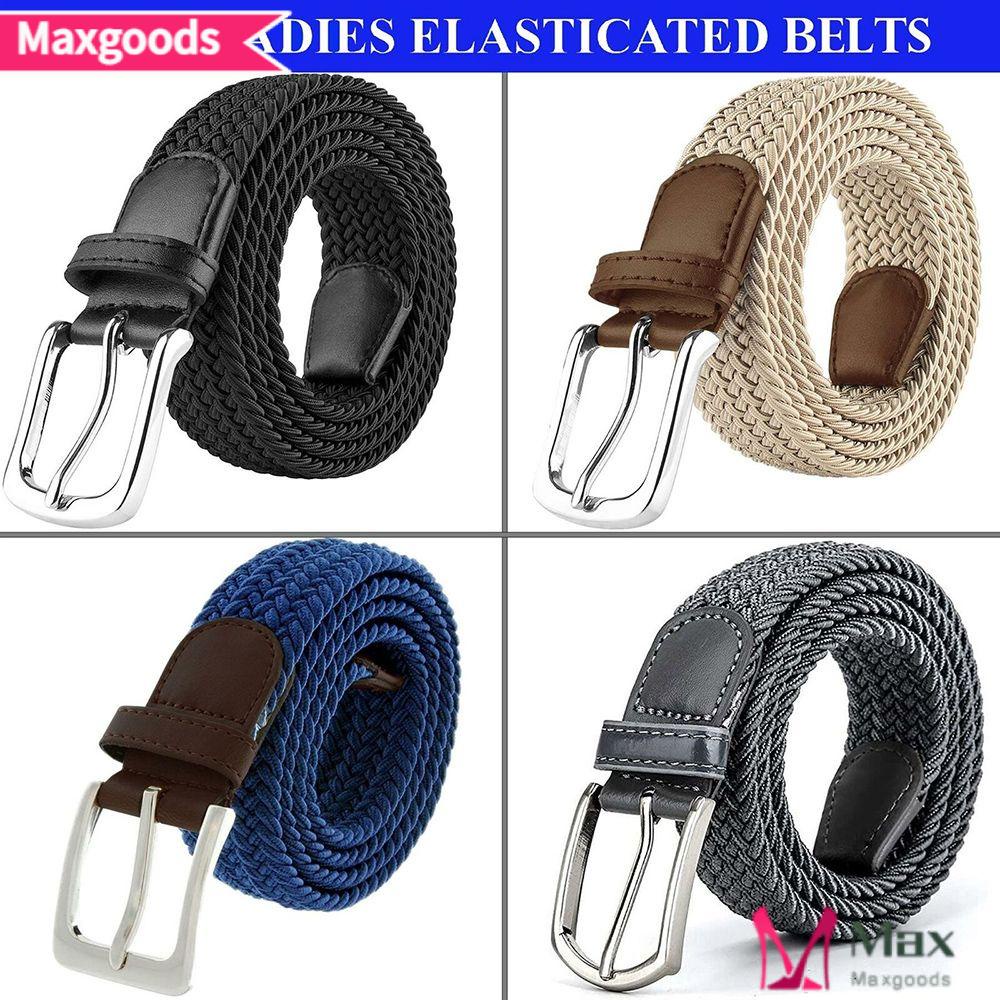 Thắt Lưng Dây Bện Co Giãn 120cm Kiểu Dáng Đơn Giản