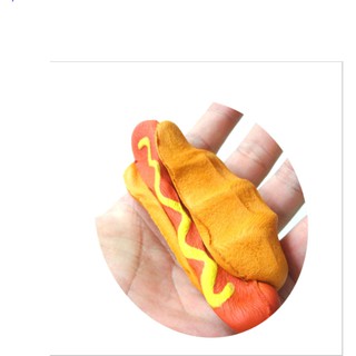 Squishy Bánh Hotdog Súc Xích