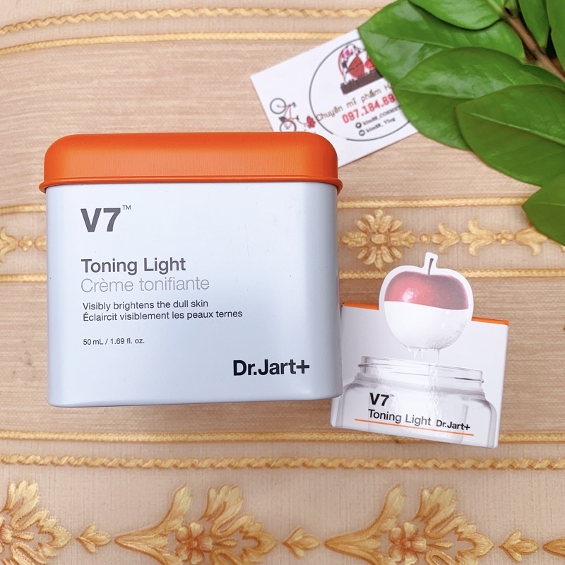 Kem dưỡng trắng da mờ thâm nám V7 Toning Light Dr.Jart+ 50ml
